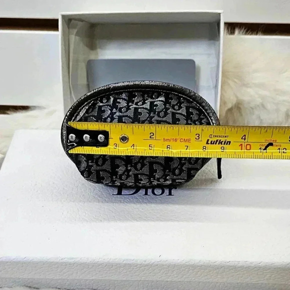 Dior Oblique Jacquard Petite Pouch - Picture 10 of 10